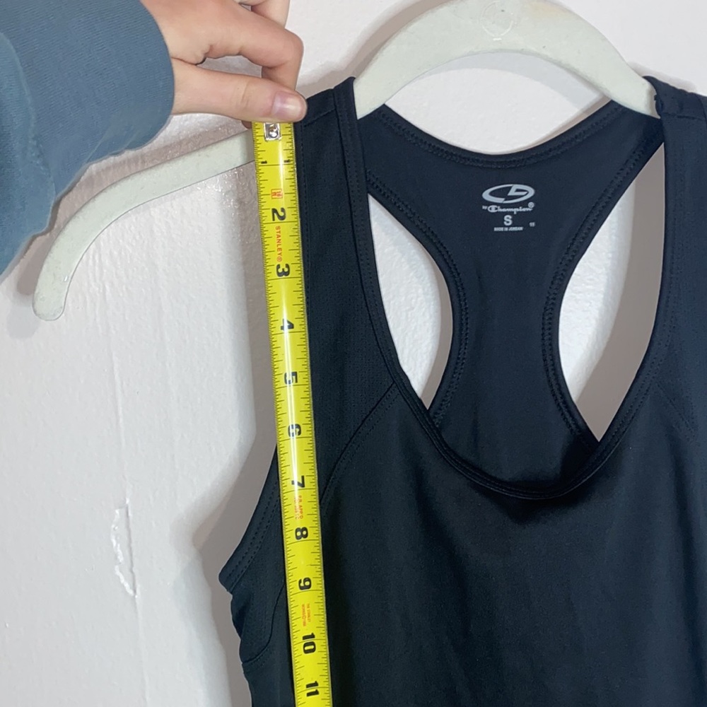 🌵Adorable Black Champion tank top with built in bra support! - Picture 3 of 7